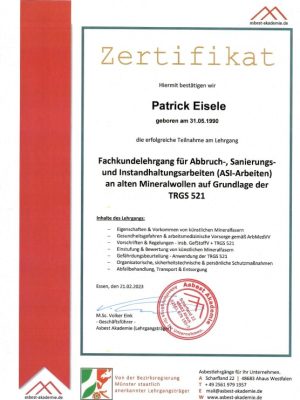 Zert_Abbruch